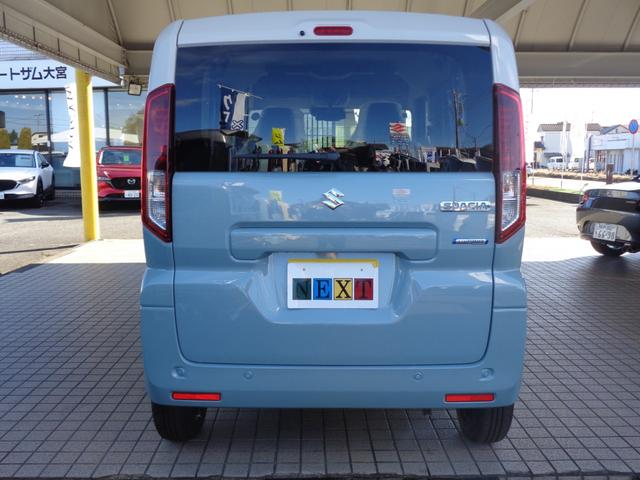 スペーシア ハイブリッドX 【届出済未使用車】LEDヘッドランプ スリムサーキュレーター 後席両側ワンアクションパワースライドドア ロールサンシェード 運転席助手席シートヒーター 後席両側パーソナルテーブル マルチユースフラップ(7枚目)