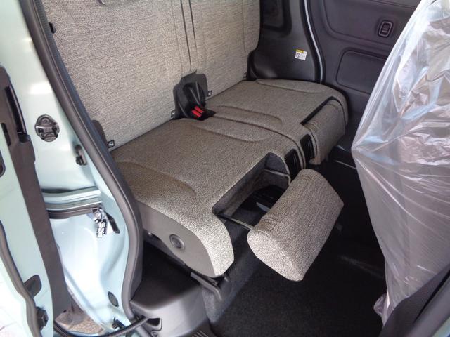 スペーシア ハイブリッドX 【届出済未使用車】LEDヘッドランプ スリムサーキュレーター 後席両側ワンアクションパワースライドドア ロールサンシェード 運転席助手席シートヒーター 後席両側パーソナルテーブル マルチユースフラップ(33枚目)