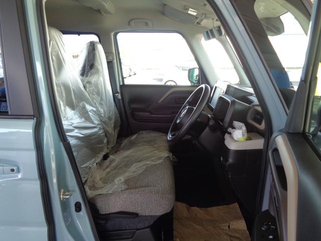 スペーシア ハイブリッドX 【届出済未使用車】LEDヘッドランプ スリムサーキュレーター 後席両側ワンアクションパワースライドドア ロールサンシェード 運転席助手席シートヒーター 後席両側パーソナルテーブル マルチユースフラップ(67枚目)