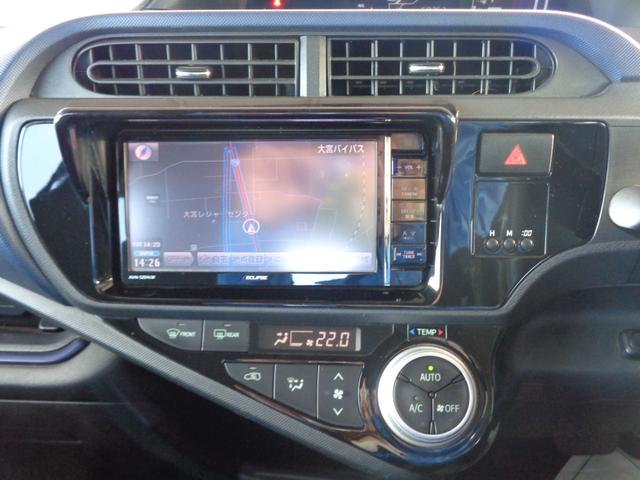 アクア S カーナビ Bluetooth FM/AMラジオ ワンセグ CD/DVD対応 ETC車載器 バックカメラ ハイブリッド車(62枚目)