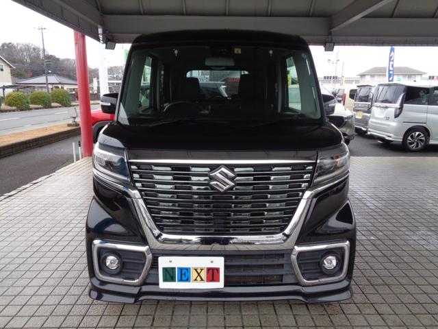 スペーシアカスタム ハイブリッドＸＳ　８インチナビ　フルセグ　Ｂｌｕｅｔｏｏｔｈ　ＣＤ　ＥＴＣ車載器　シートヒーター（3枚目）