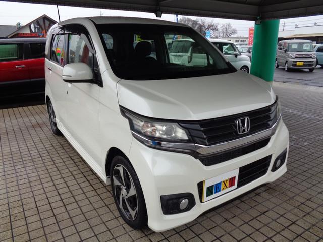 Ｎ－ＷＧＮカスタム Ｇ・ターボパッケージ　スマートキー　衝突軽減システム　クルーズコントロール　パドルシフト　ハーフレザーシート　純正１５インチアルミホイール（6枚目）