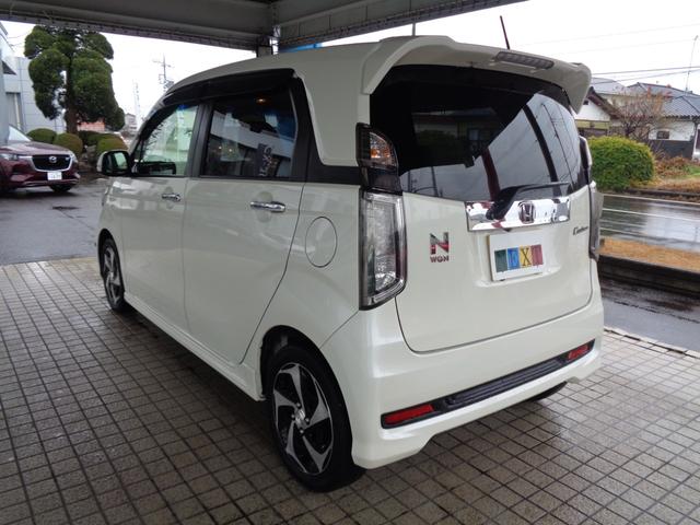 Ｎ－ＷＧＮカスタム Ｇ・ターボパッケージ　スマートキー　衝突軽減システム　クルーズコントロール　パドルシフト　ハーフレザーシート　純正１５インチアルミホイール（11枚目）