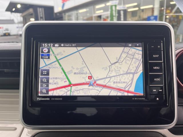 スペーシア ハイブリッドＸ　ワンオーナー　７インチ地デジナビ　ＥＴＣ　デュアルセンサーブレーキＳ　コーナーセンサ　スマートエントリー　シ－トヒ－タ－　フルタイム４ＷＤ（16枚目）