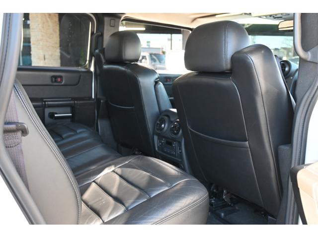 ハマーH2 ベースグレード 05新車平行 黒レザーシート 1No登録 純正アルミ サイバーナビ HDMIミラーリング ETC ドラレコ ヒッチメンバー(32枚目)