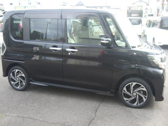 タント カスタムＲＳ　トップエディションＳＡＩＩ　ワンオーナー車　ターボ車　純正メモリーナビ　フルセグＴＶ　リアフリップダウンモニター　両側パワースライドドア　ＬＥＤヘッドライト（4枚目）