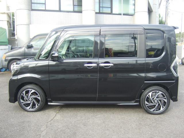 タント カスタムＲＳ　トップエディションＳＡＩＩ　ワンオーナー車　ターボ車　純正メモリーナビ　フルセグＴＶ　リアフリップダウンモニター　両側パワースライドドア　ＬＥＤヘッドライト（5枚目）