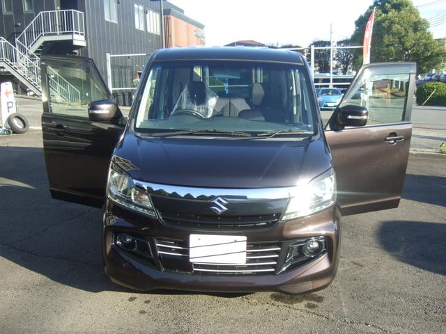 ソリオバンディット ＤＪＥ　社外メモリーナビ　ＴＶ　ＥＴＣ　エンジンスターター　両側パワースライドドア　社外１５インチアルミ　ＨＩＤライト（2枚目）