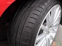 205/40R17サイズ。超扁平です。タイヤはダンロップ・SPスポーツMAXX、2017年製造。