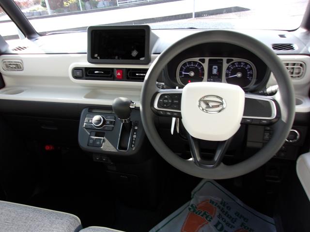 ムーヴキャンバス ストライプスG 4WD キーフリー プッシュスタート スマートアシスト アイドリングストップ 両側パワースライドドア LEDヘッドランプ フォグランプ 両席シートヒーター 純正ナビ装着用アップグレードパック(6枚目)