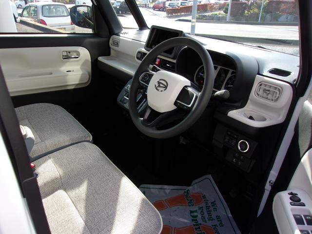 ムーヴキャンバス ストライプスG 4WD キーフリー プッシュスタート スマートアシスト アイドリングストップ 両側パワースライドドア LEDヘッドランプ フォグランプ 両席シートヒーター 純正ナビ装着用アップグレードパック(7枚目)