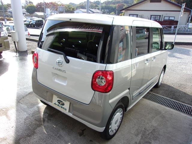 ムーヴキャンバス ストライプスG 4WD キーフリー プッシュスタート スマートアシスト アイドリングストップ 両側パワースライドドア LEDヘッドランプ フォグランプ 両席シートヒーター 純正ナビ装着用アップグレードパック(16枚目)