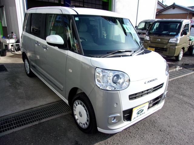 ムーヴキャンバス ストライプスG 4WD キーフリー プッシュスタート スマートアシスト アイドリングストップ 両側パワースライドドア LEDヘッドランプ フォグランプ 両席シートヒーター 純正ナビ装着用アップグレードパック(20枚目)