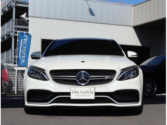 Ｃクラス Ｃ６３　Ｓ　エクスクルーシブＰＫＧ　レーダーセーフティＰＫＧ　右ハンドル　ディーラー車（2枚目）