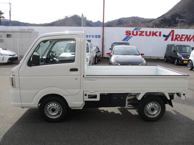 KCエアコン・パワステ農繁仕様 4WD 5MT 前後誤発進抑制機能 車線逸脱警報機能 リヤパーキングセンサー オートライト パートタイム4WD デフロック 荷台作業灯 アッパーメンバーガード リヤゲートチェーン アングルポストプロテクター(4枚目)
