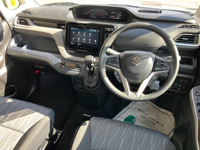 ソリオ ハイブリッドMZ 4WD デュアルセンサーブレーキサポート2 純正9インチフルセグナビ 全方位カメラ ドライブレコーダー ビルトインETC 両側電動スライドドア シートヒーター アダプティブクルーズコントロール 車線逸脱抑制 パーキングセンサー スマートキー(10枚目)