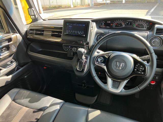 N-BOXカスタム G・Lターボホンダセンシング 4WD フルセグナビ バックカメラ ドライブレコーダー シートヒーター ビルトインETC 両側電動スライド パドルシフト オートクルーズコントロール パーキングセンサー 車線逸脱抑制 LEDヘッドライト(10枚目)