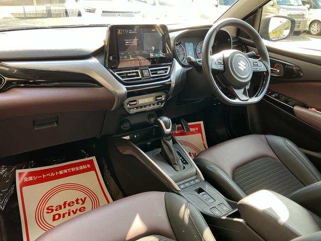 フロンクス ベースグレード 4WD デュアルセンサーブレーキ2 純正9型スズキコネクト対応ナビ フルセグTV 全方位モニター パドルシフト 前席シートヒーター LEDヘッドライト ワイヤレス充電器 オートクルーズコントロール ヒルディセント グリップコントロール(9枚目)