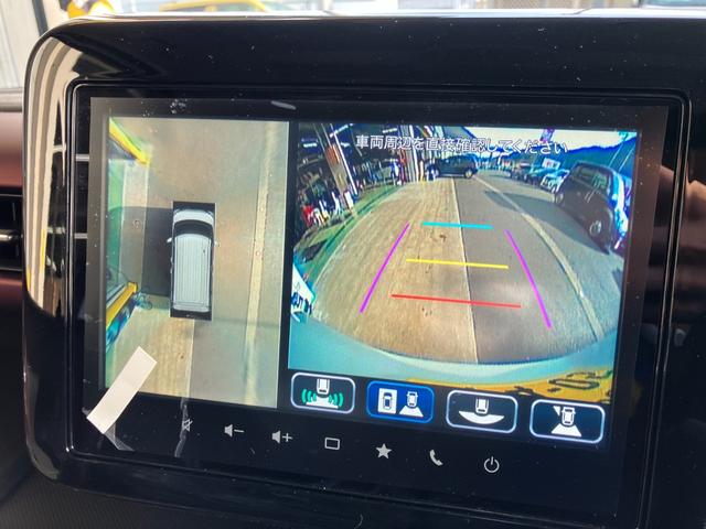 スペーシアカスタム ハイブリッドＸＳターボ　４ＷＤ　デュアルセンサーブレーキＩＩ　純正９インチフルセグナビ　全方位カメラ　アダプティブクルーズコントロール　シートヒーター　ステアリングヒーター　パドルシフト　両側電動スライドドア　パーキングセンサー　車線逸脱抑制　ＬＥＤヘッドライト（12枚目）