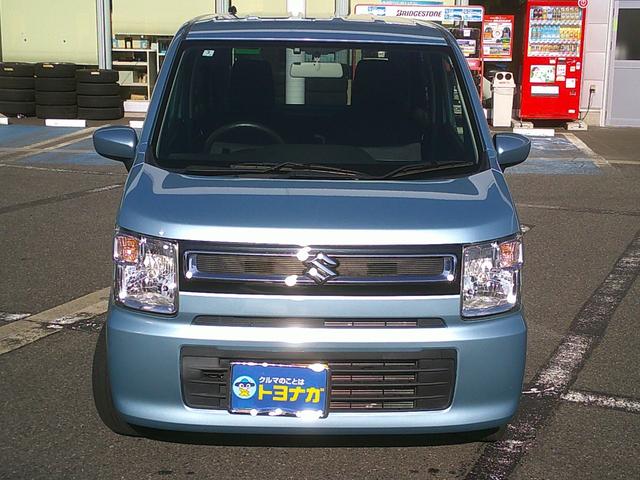 ワゴンＲ ハイブリッドＦＸ　４ＷＤ　社外メモリーナビＴＶ　バックカメラ　ＥＴＣ　シートヒーター　キーレースキー　オートエアコン　エコクール　１４インチアルミ　電動格納ドアミラー　セキュリティアラーム　スモークガラス（2枚目）