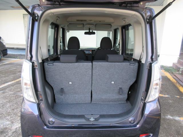 ｅＫスペースカスタム カスタムＴ　純正ナビ／Ｂカメラ／横滑防止／オート付ＨＩＤ＆フォグ／純１５ＡＷ／オート格納ミラー／ウィンカーミラー／インテリキー／プッシュスタート／革巻ステア／ＥＴＣ／ドアバイザー／（55枚目）