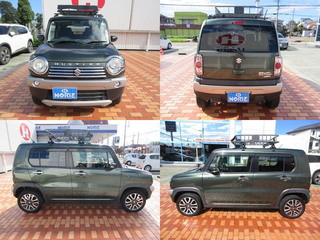 ハスラー ＪスタイルＩＩ　フルセグナビ／衝突軽減Ｂ／ＳＷ付革巻ステア／前席暖シート／オート付ＨＩＤ＆フォグ／ウィンカーミラー／インテリキー／プッシュスタート／純１５ＡＷ／ルーフキャリア／ドアバイザー／（64枚目）