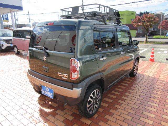 ハスラー ＪスタイルＩＩ　フルセグナビ／衝突軽減Ｂ／ＳＷ付革巻ステア／前席暖シート／オート付ＨＩＤ＆フォグ／ウィンカーミラー／インテリキー／プッシュスタート／純１５ＡＷ／ルーフキャリア／ドアバイザー／（72枚目）