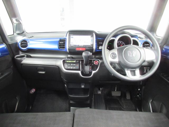 N-BOX G・Lパッケージ Gathersナビ/Bカメラ/衝突軽減B/両側電動ドア/ETC/SW付ステア/オート付HID/ウィンカーミラー/純14AW/インテリキー/プッシュスタート/ドアバイザー/シートバックテーブル/(2枚目)