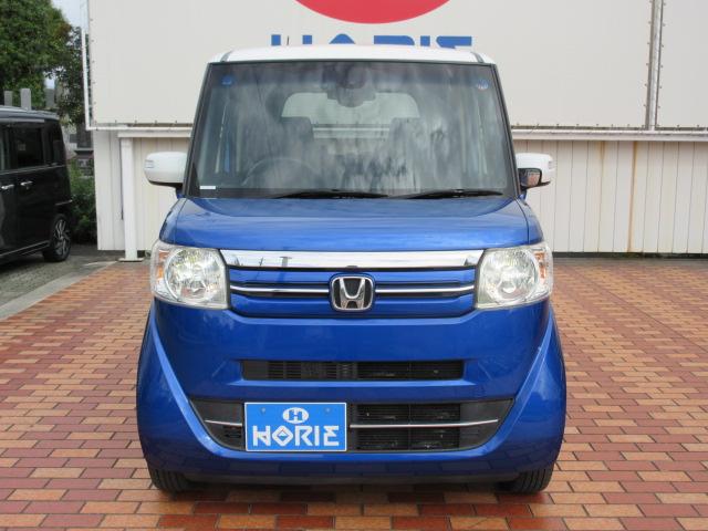 N-BOX G・Lパッケージ Gathersナビ/Bカメラ/衝突軽減B/両側電動ドア/ETC/SW付ステア/オート付HID/ウィンカーミラー/純14AW/インテリキー/プッシュスタート/ドアバイザー/シートバックテーブル/(63枚目)