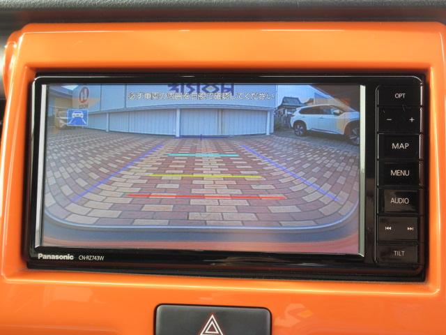 ハスラー X 純正フルセグナビ/Bカメラ/デュアルカメラブレーキサポート/前席暖シート/SW付革巻ステア/オート付HID&フォグ/純15AW/ウィンカーミラー/オート格納ミラー/インテリキー/(4枚目)