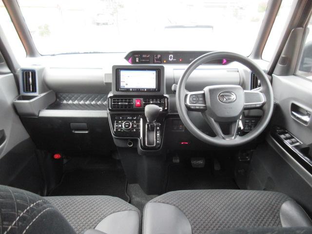 タント カスタムXセレクション カロッツェリアナビ/パノラマモニター/ETC/両電動スライドドア/前席暖シート/オート付LED&フォグ/オートハイビーム/オート格納ミラー/スマアシ/ETC/インテリキー/プッシュスタート(2枚目)