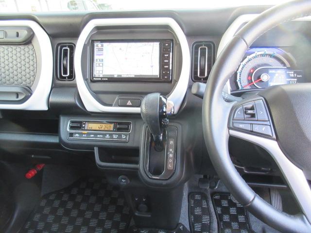 ハスラー ハイブリッドX フルセグナビ/全方位モニター/前席シートヒーター/社外前後ドラレコ/オートライト/LEDライト/フォグ/純正15AW/インテリキー/ETC/オートAC/障害物センサー/衝突軽減ブレーキ/(19枚目)