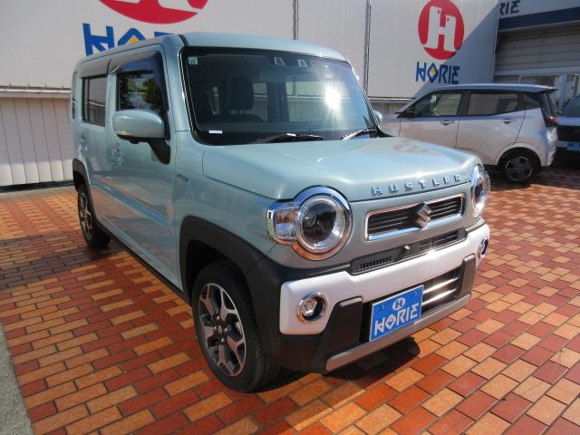 ハスラー ハイブリッドX フルセグナビ/全方位モニター/前席シートヒーター/社外前後ドラレコ/オートライト/LEDライト/フォグ/純正15AW/インテリキー/ETC/オートAC/障害物センサー/衝突軽減ブレーキ/(74枚目)