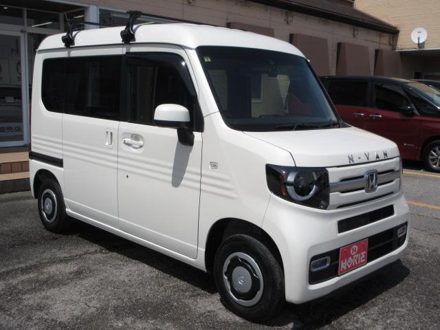 Ｎ－ＶＡＮ 　純正８型メモリーナビ　フルセグ　バックカメラ　ホンダセンシング　ＬＫＡＳ　４ＷＤ　ターボ　オート付ＬＥＤ＆フォグ　ＡＣ１００Ｖ　スライドドア　追従クルーズ　ベッドキット付　ＥＴＣ　ドラレコ（57枚目）