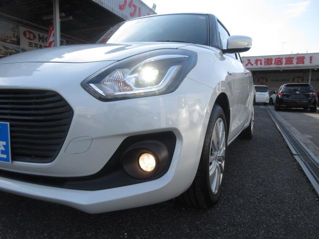 スイフト ハイブリッドMLセーフティパッケージ 純正ナビ デュアルセンサーブレーキサポート Bカメラ レーダークルーズ SD DVD SD録音 Bluetooth シートヒーター オートハイビーム付LEDライト LDA ETC パドルシフト(44枚目)