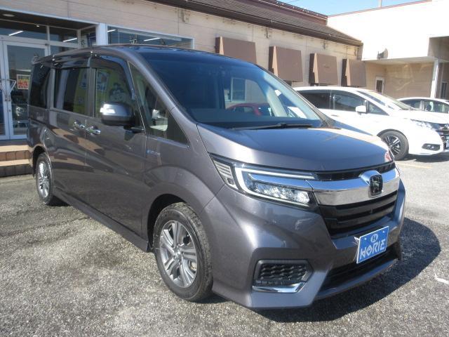ステップワゴンスパーダ スパーダハイブリッド　Ｇ・ＥＸ　ホンダセンシング　純正９型ナビ　フルセグ　マルチビューカメラ　両側電動ドア　レーダークルーズ　本革　シートヒーター　オートＬＥＤ＆フォグ　ＬＫＡ　ＥＴＣ　わくわくゲート　純正１６ＡＷ　ＡＣ１００Ｖ　Ｂｌｕｅｔｏｏｔｈ（73枚目）