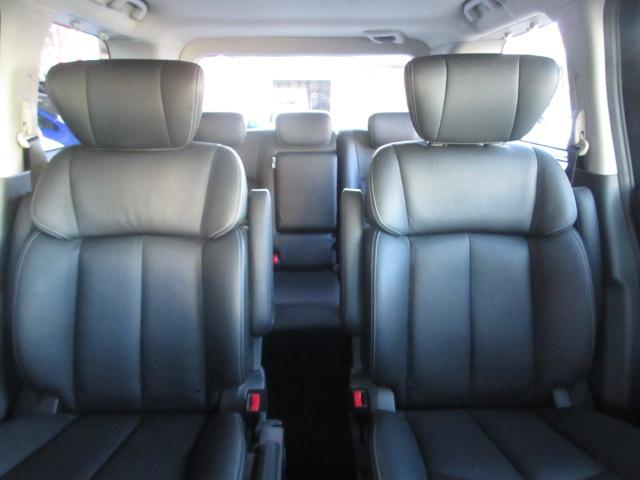 エルグランド ３５０ハイウェイスターアーバンクロムブラックレザー　純正ナビ　全周囲Ｍ　サンルーフ　フリップモニター　シートヒーター　オットマン　ＥＴＣ　コーナーセンサー　両側電動スライドドア　パワーバックドア　オート付ＨＩＤライト＆フォグ　オート格納ウィンカーミラー（52枚目）