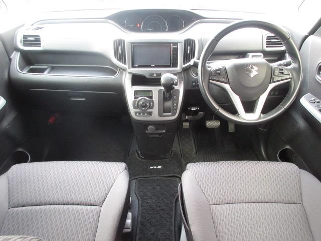 ソリオ ハイブリッドＭＺ　社外ナビ　フルセグ　バックカメラ　デュアルカメラブレーキサポート　車線逸脱警報　両側電動ドア　オートＨＩＤ＆フォグ　クルコン　純正１５ＡＷ　ＥＴＣ　シートヒーター　ＤＶＤ　Ｂｌｕｅｔｏｏｔｈ（6枚目）