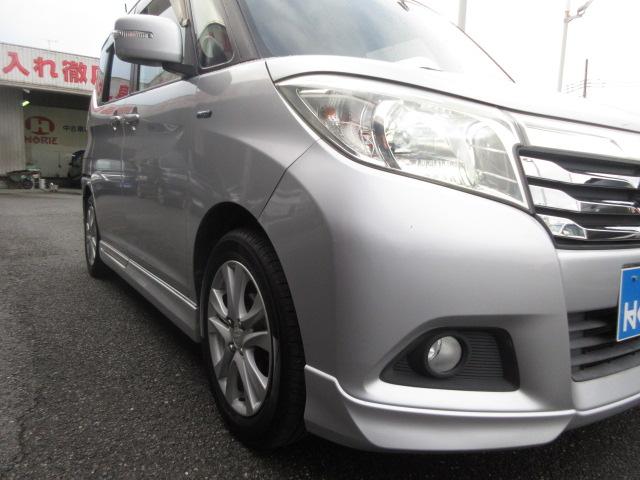 ソリオ ハイブリッドＭＺ　社外ナビ　フルセグ　バックカメラ　デュアルカメラブレーキサポート　車線逸脱警報　両側電動ドア　オートＨＩＤ＆フォグ　クルコン　純正１５ＡＷ　ＥＴＣ　シートヒーター　ＤＶＤ　Ｂｌｕｅｔｏｏｔｈ（45枚目）