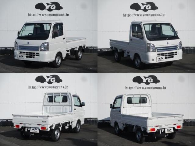 KCエアコン・パワステ 届出済未使用車 アイドリングストップ パワステ AC オートマ Wエアバッグ ABS 横滑り抑制機能 純正ドアバイザー・純正フロアラバーマット付 4WD 3方開 最大積載量350kg(2枚目)
