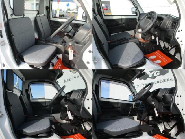 KCエアコン・パワステ 届出済未使用車 アイドリングストップ パワステ AC オートマ Wエアバッグ ABS 横滑り抑制機能 純正ドアバイザー・純正フロアラバーマット付 4WD 3方開 最大積載量350kg(5枚目)