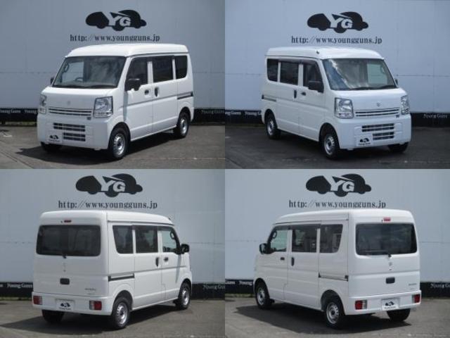 エブリイ ＰＡリミテッド　届出済未使用車　ドアバイザー　ゴムマット　スズキセ－フティサポ－ト　デュアルカメラブレ－キサポ－ト　前後誤発進制御機能　車線逸脱警報機能　ふらつき警報機能　先行車お知らせ機能　ハイビームアシスト（4枚目）