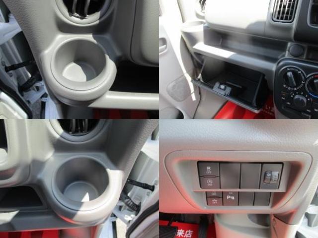エブリイ ＰＡリミテッド　届出済未使用車　ドアバイザー　ゴムマット　スズキセ－フティサポ－ト　デュアルカメラブレ－キサポ－ト　前後誤発進制御機能　車線逸脱警報機能　ふらつき警報機能　先行車お知らせ機能　ハイビームアシスト（12枚目）