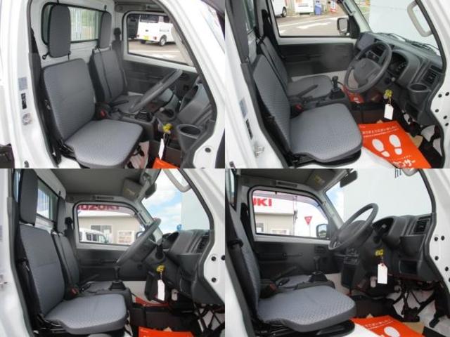 キャリイトラック 頑丈ダンプ 届出済未使用車 ドアバイザー ゴムマット リアセンサー キーレス 5MT 高低速2段切替え式4WD デフロック 鳥居フック マレル式ダンプ機構 ガードフレーム(8枚目)