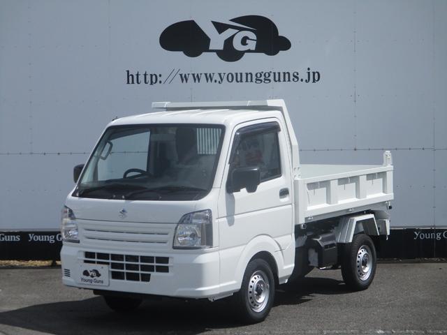 キャリイトラック 頑丈ダンプ 届出済未使用車 ドアバイザー ゴムマット リアセンサー キーレス 5MT 高低速2段切替え式4WD デフロック 鳥居フック マレル式ダンプ機構 ガードフレーム(14枚目)