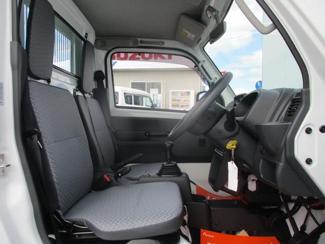キャリイトラック 頑丈ダンプ 届出済未使用車 ドアバイザー ゴムマット リアセンサー キーレス 5MT 高低速2段切替え式4WD デフロック 鳥居フック マレル式ダンプ機構 ガードフレーム(35枚目)