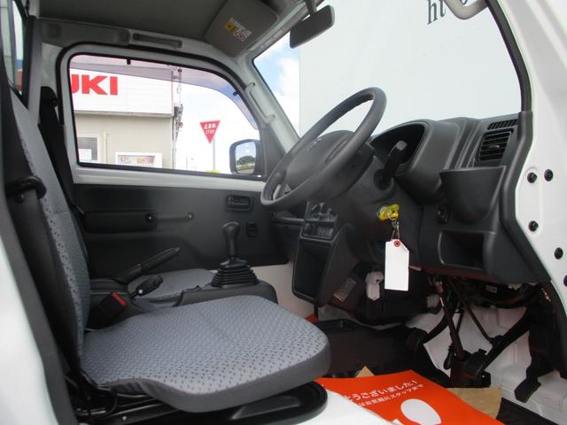 キャリイトラック 頑丈ダンプ 届出済未使用車 ドアバイザー ゴムマット リアセンサー キーレス 5MT 高低速2段切替え式4WD デフロック 鳥居フック マレル式ダンプ機構 ガードフレーム(36枚目)