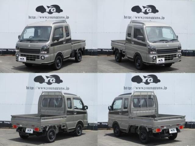 スーパーキャリイ Xリミテッド 届出済未使用車 4WD 5MT ドアバイザー ゴムマット アッパーメンバーガード 荷台マット キーレス デュアルカメラブレ-キサポ-ト 前後誤発進制御機能 車線逸脱警報機能 ハイビームアシスト(4枚目)