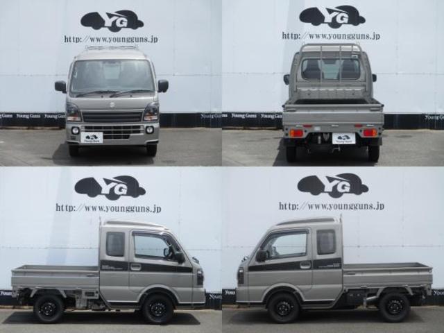 スーパーキャリイ Xリミテッド 届出済未使用車 4WD 5MT ドアバイザー ゴムマット アッパーメンバーガード 荷台マット キーレス デュアルカメラブレ-キサポ-ト 前後誤発進制御機能 車線逸脱警報機能 ハイビームアシスト(5枚目)