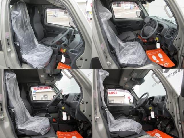 スーパーキャリイ Xリミテッド 届出済未使用車 4WD 5MT ドアバイザー ゴムマット アッパーメンバーガード 荷台マット キーレス デュアルカメラブレ-キサポ-ト 前後誤発進制御機能 車線逸脱警報機能 ハイビームアシスト(7枚目)